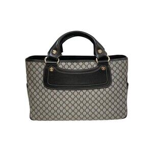 Celine Boogie bag handbag gray black